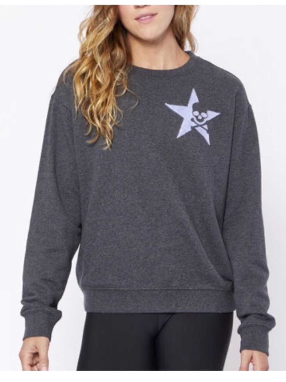 SoulCycle Gray Crewneck Sweatshirt Cotton Size M